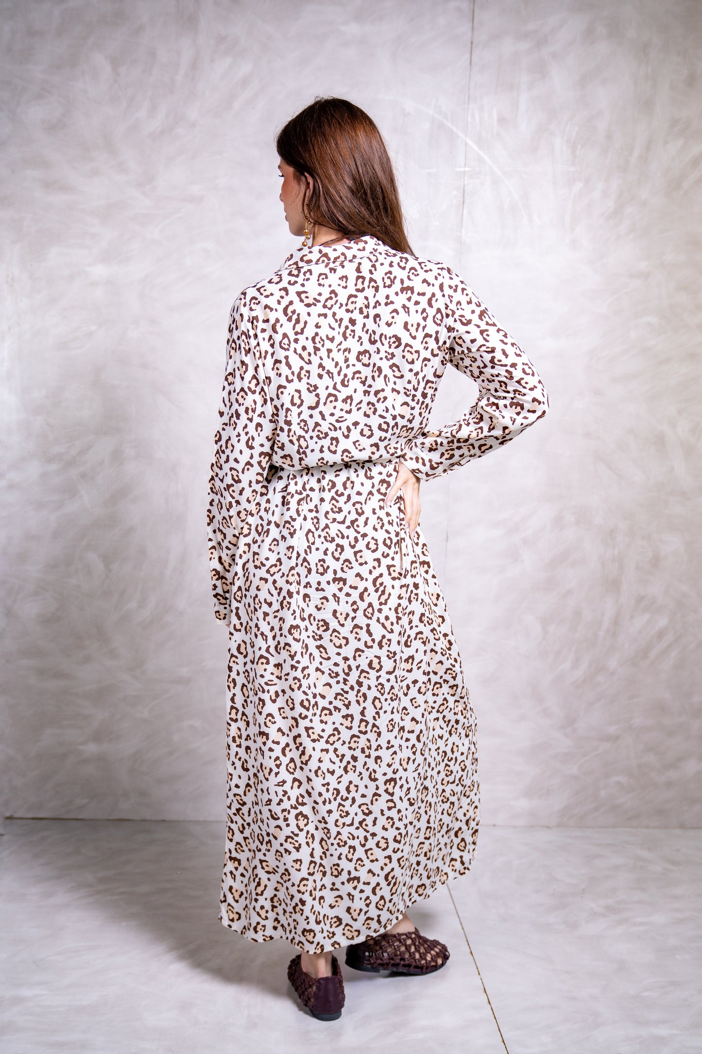 Leopard Shirt Dress