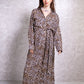 Leopard Print Maxi Shirt Dress