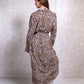 Leopard Print Maxi Shirt Dress