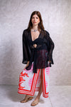 Draped Cover-up