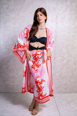 Corals Print Wrap