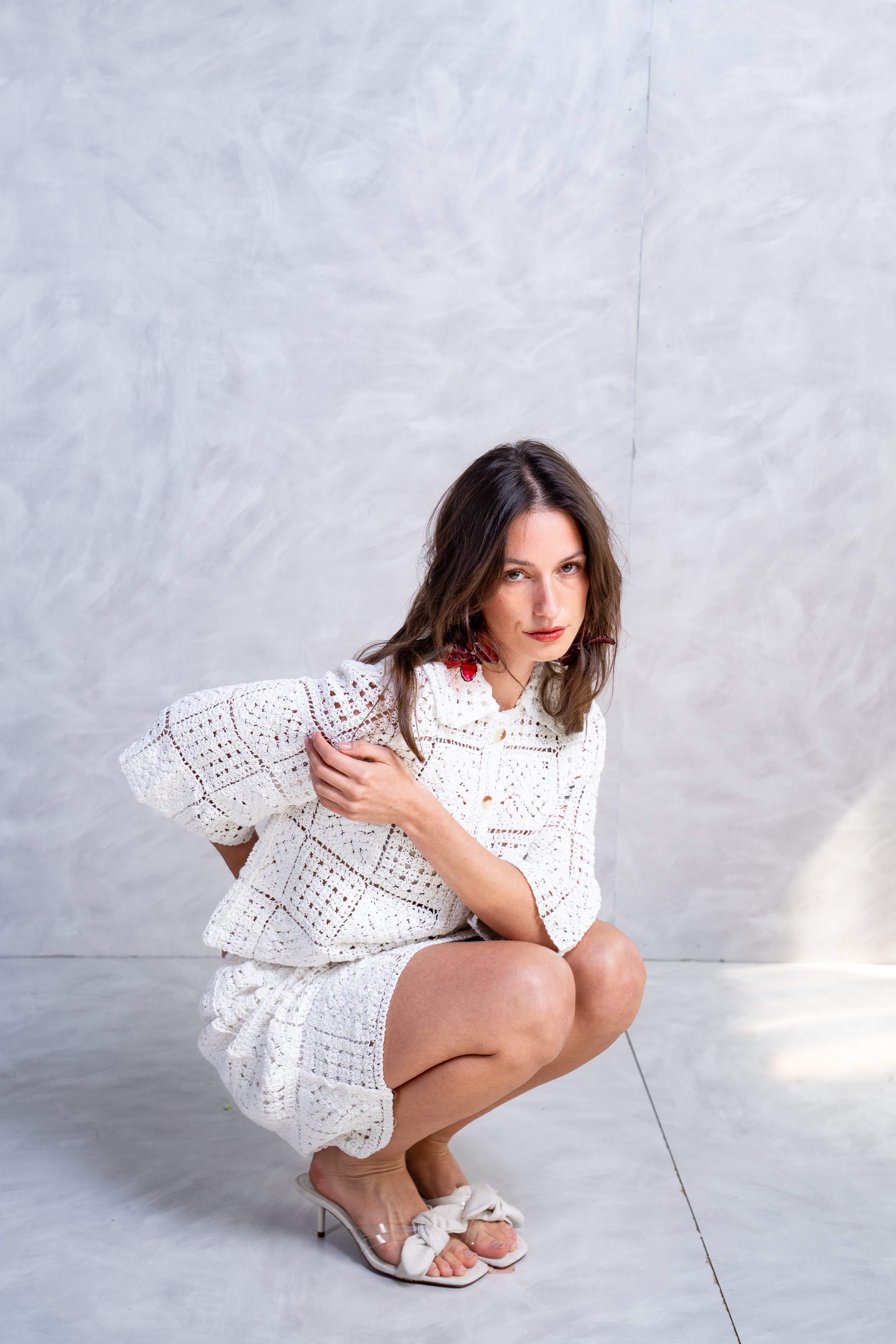 Boho Crochet Co-ord Set