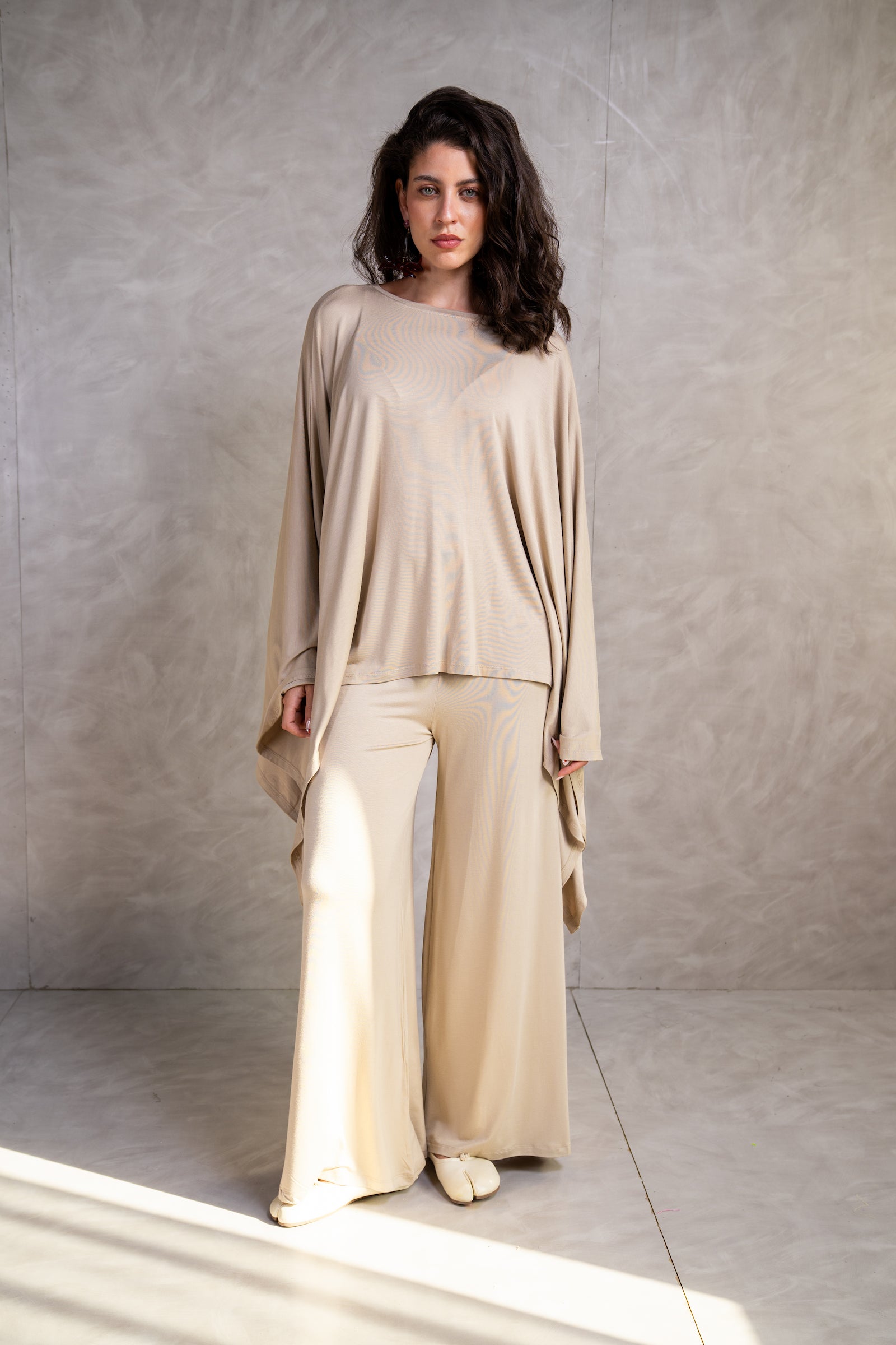 Lightweight Soft Batwing Poncho