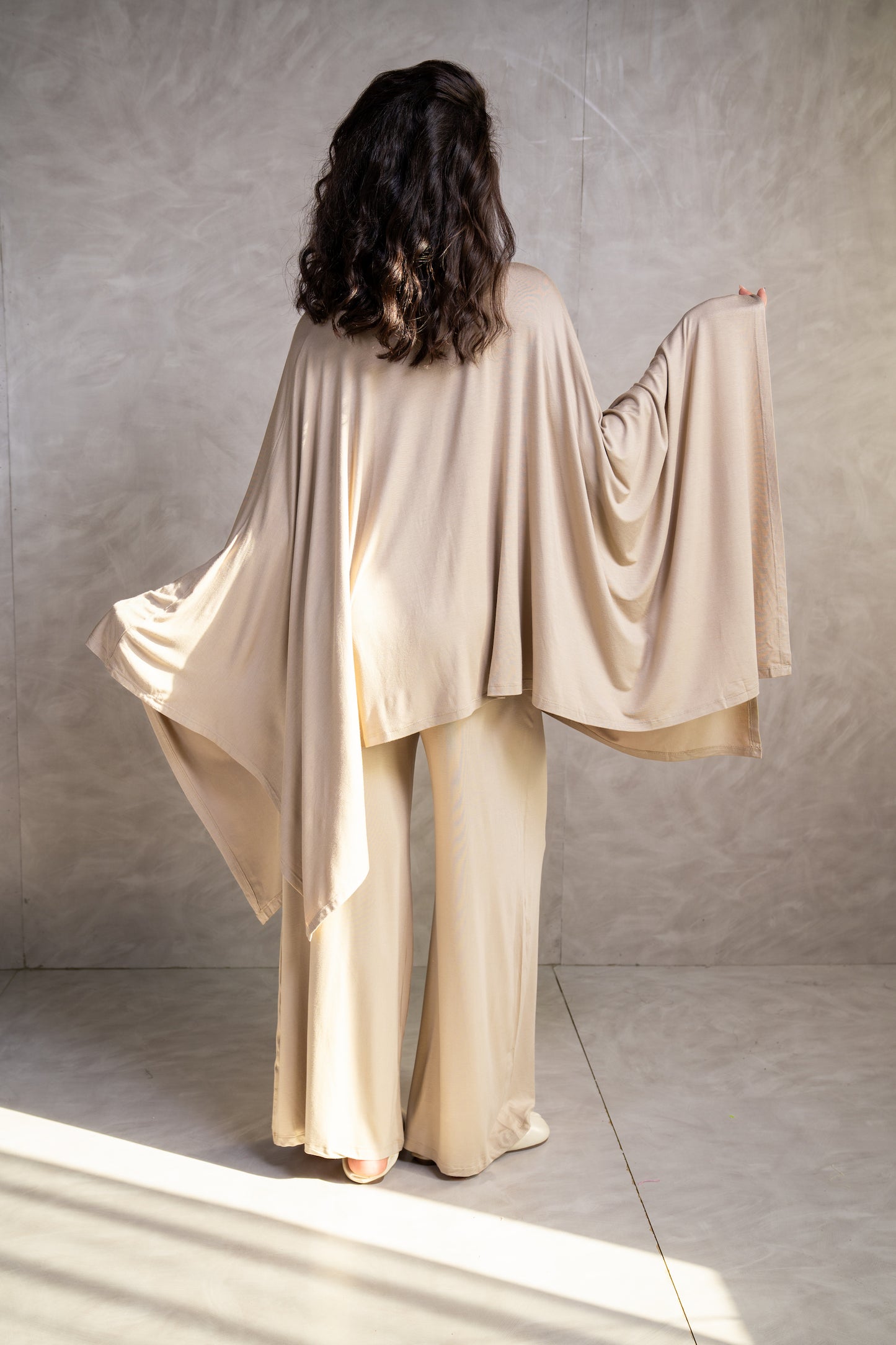 Lightweight Soft Batwing Poncho