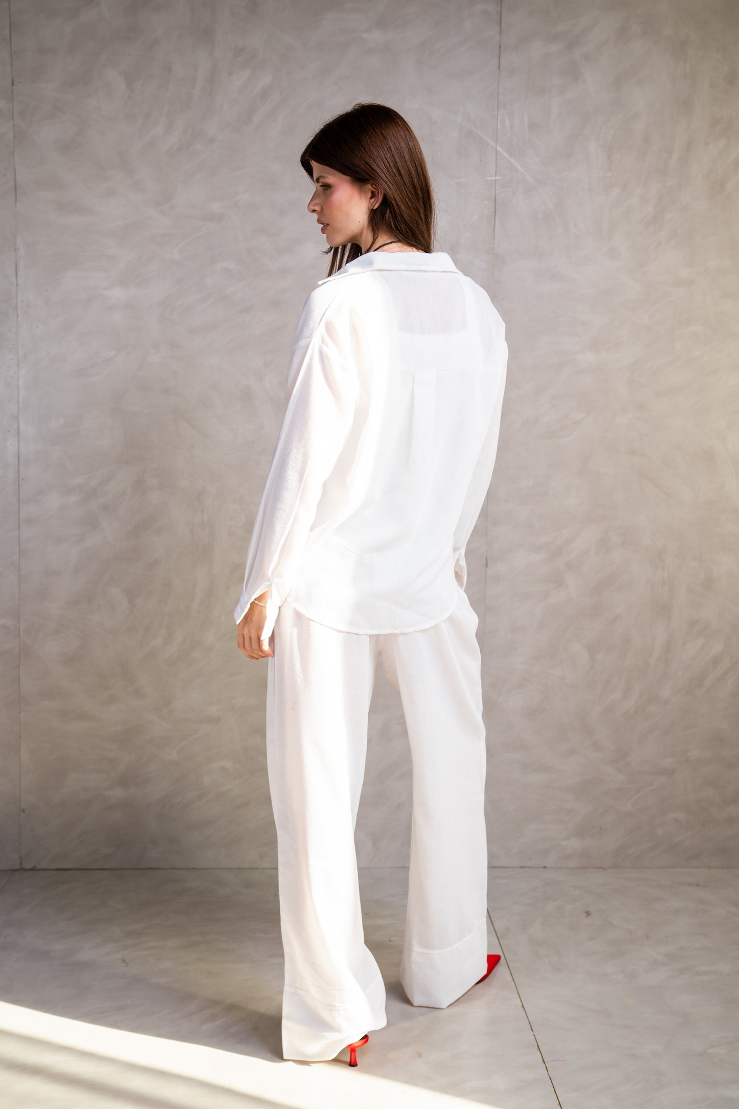 Dropped-Shoulder Relaxed Shirt