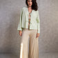 Tie-Front Fluid Blouse