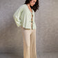 Tie-Front Fluid Blouse