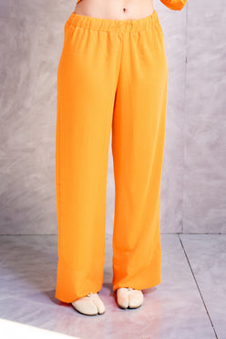 Relaxed Fit Wide-Leg Pants