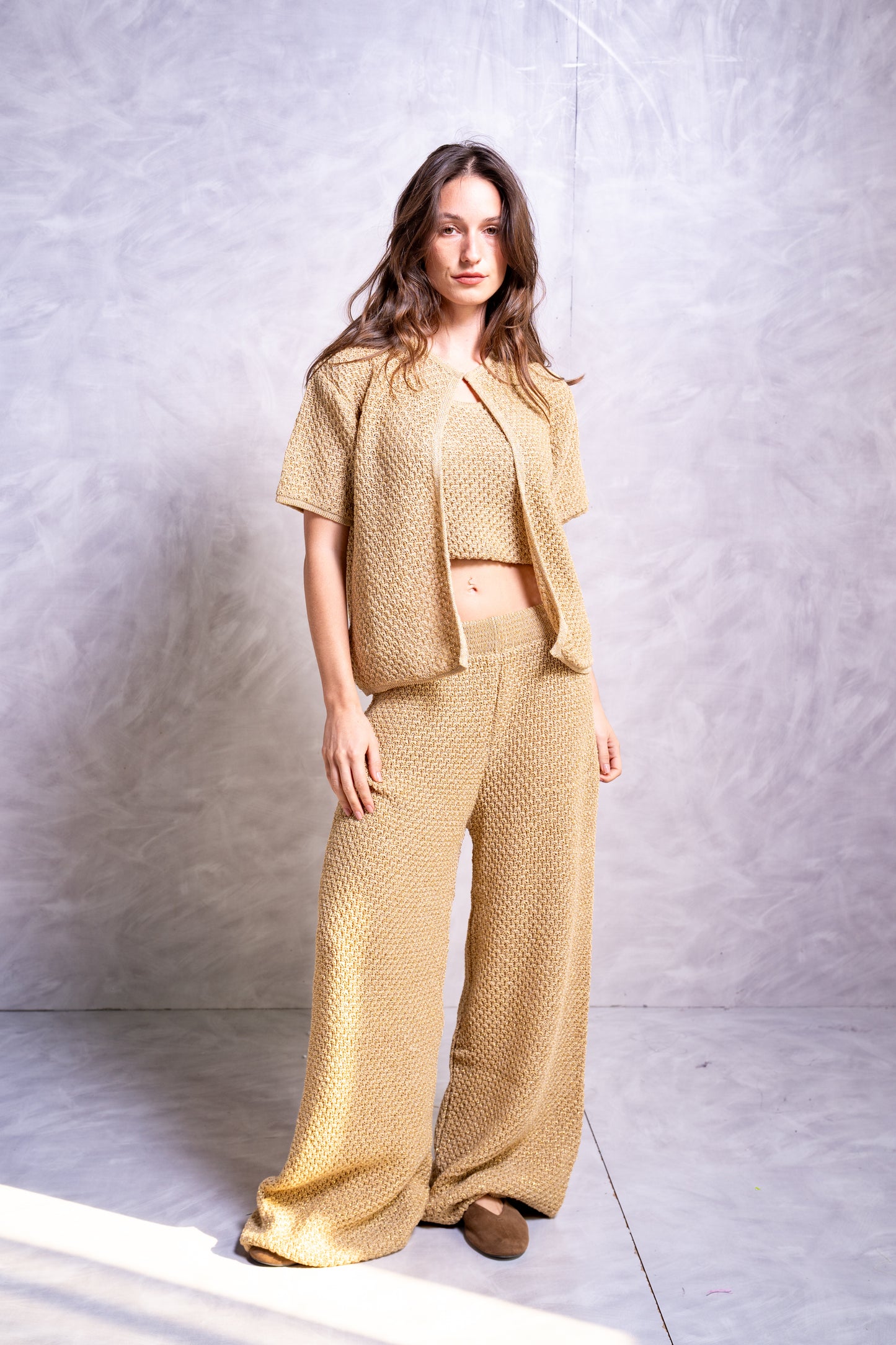 Wide-Leg Beach Pants