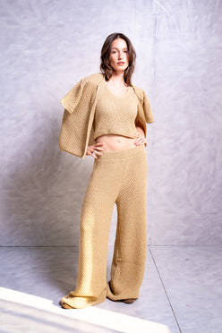 Open-Stitch Beach Cardigan