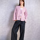 Tie-Front Fluid Blouse