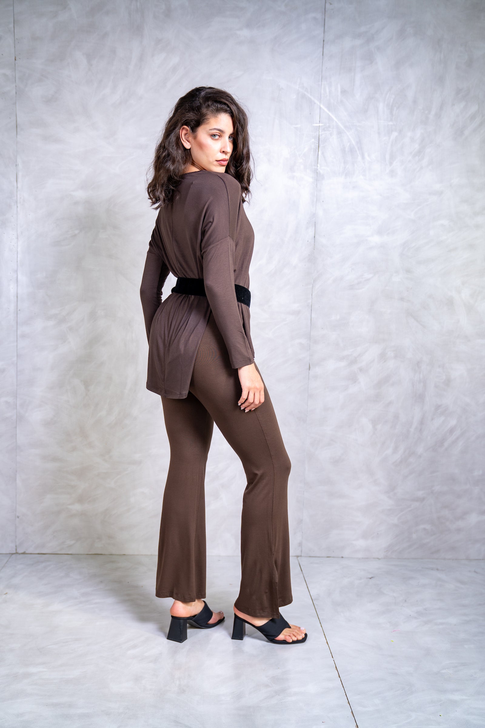 Regular Elastic Waist Pants