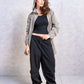 Hooded Drawstring Lounge Jacket