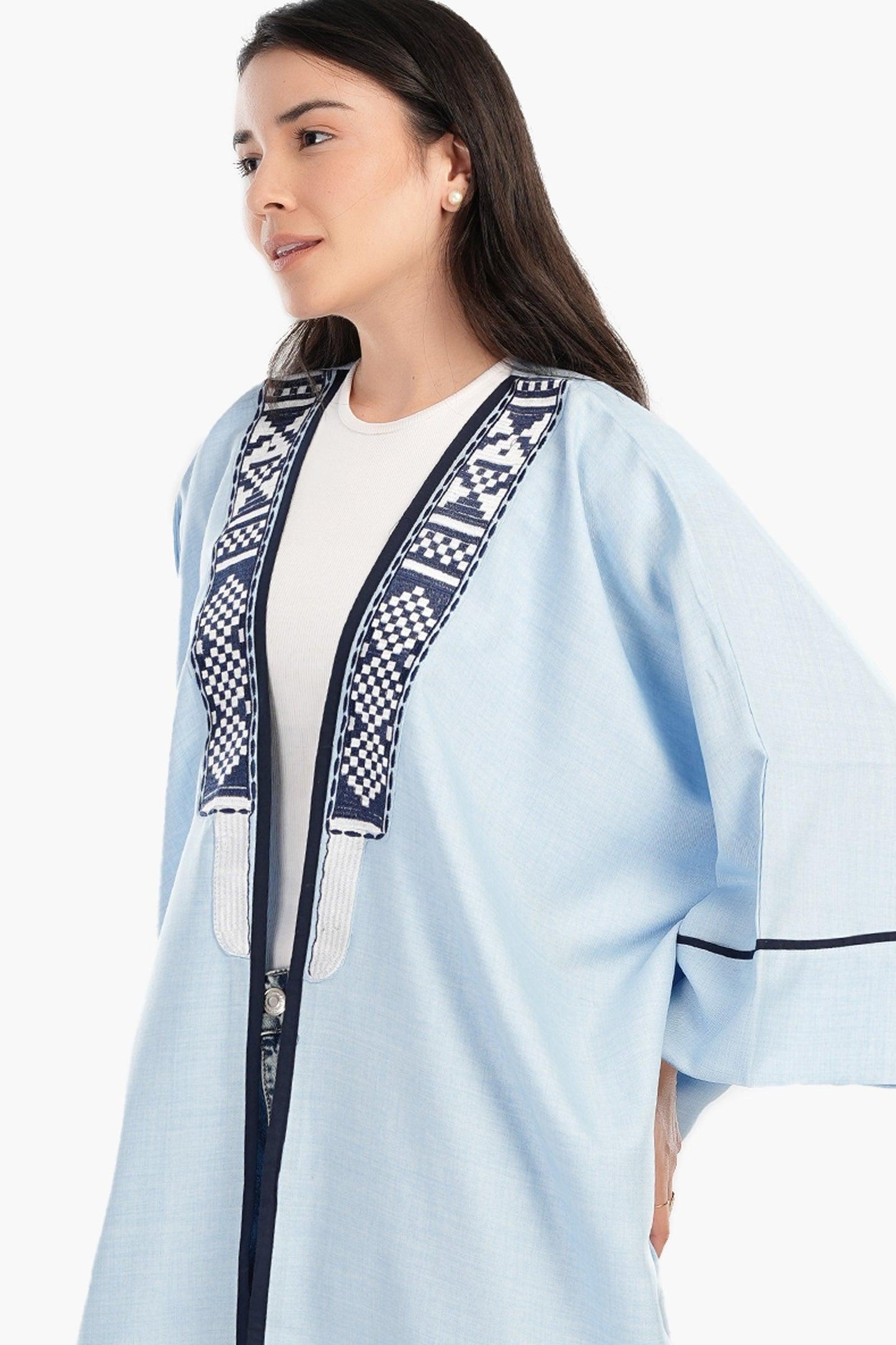 Light Blue One Size Kimono