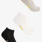 Solid Ankle Socks - 3 Pairs