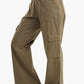 Linen Baggy Pants with Slits