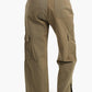 Linen Baggy Pants with Slits