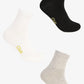 Ribbed Ankle Socks - 3 Pairs