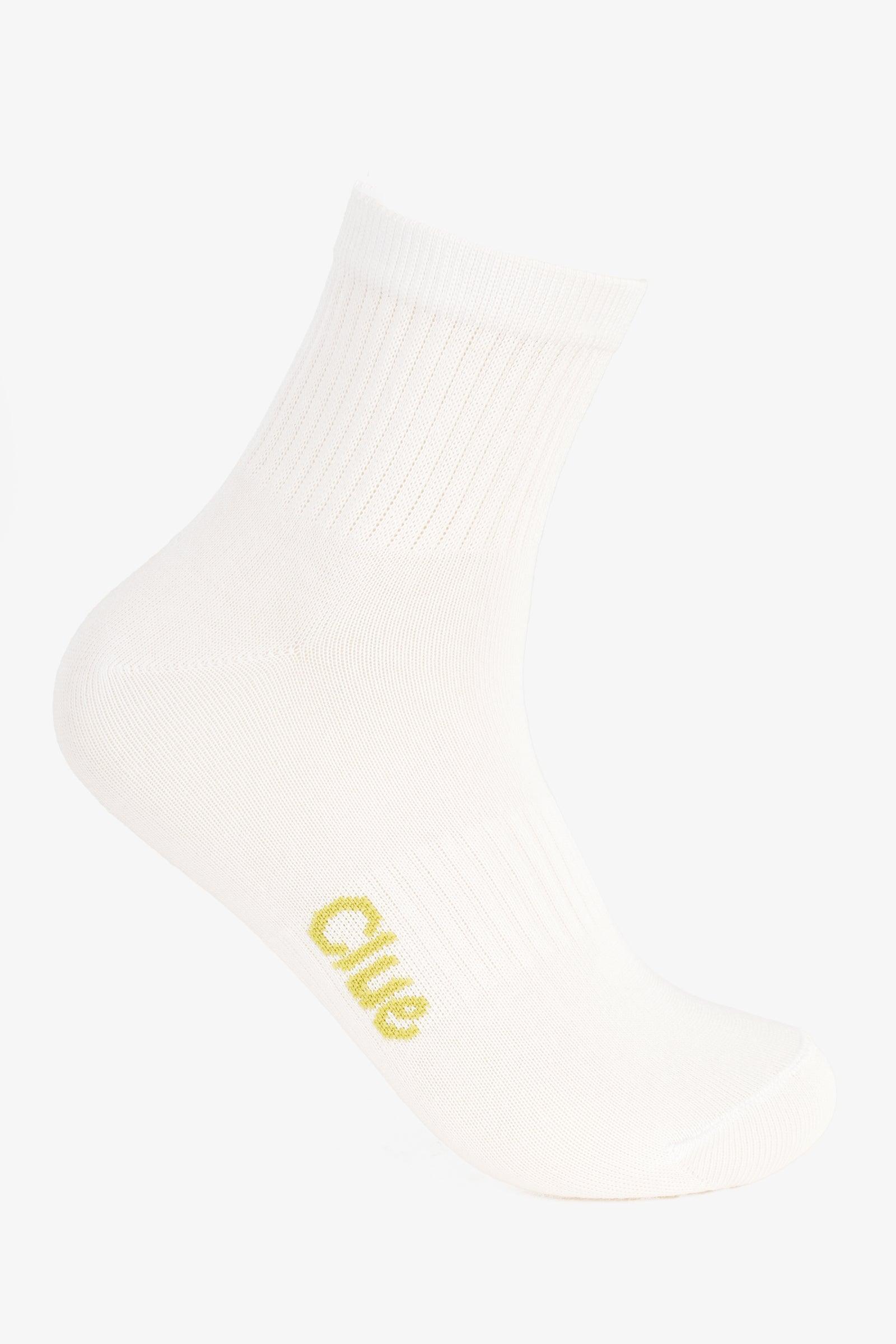 Ribbed Ankle Socks - 3 Pairs
