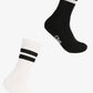 Lurex Quarter Length Socks - 2 Pairs