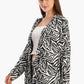 All Over Animal Print Blazer