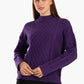 High Ribbed Neck Pullover