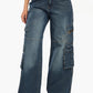 Vintage Wide-Leg Cargo Jeans