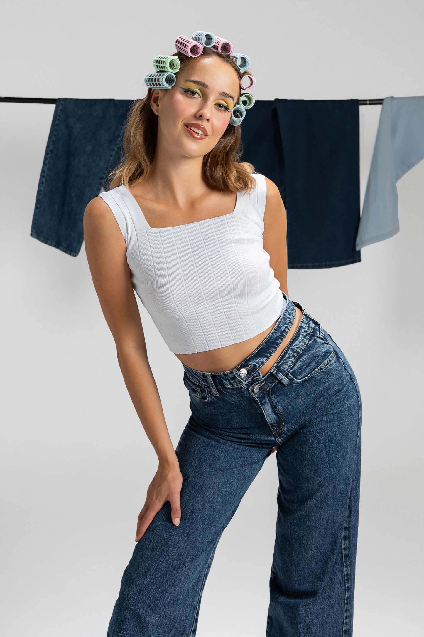 Square Neck Crop Top