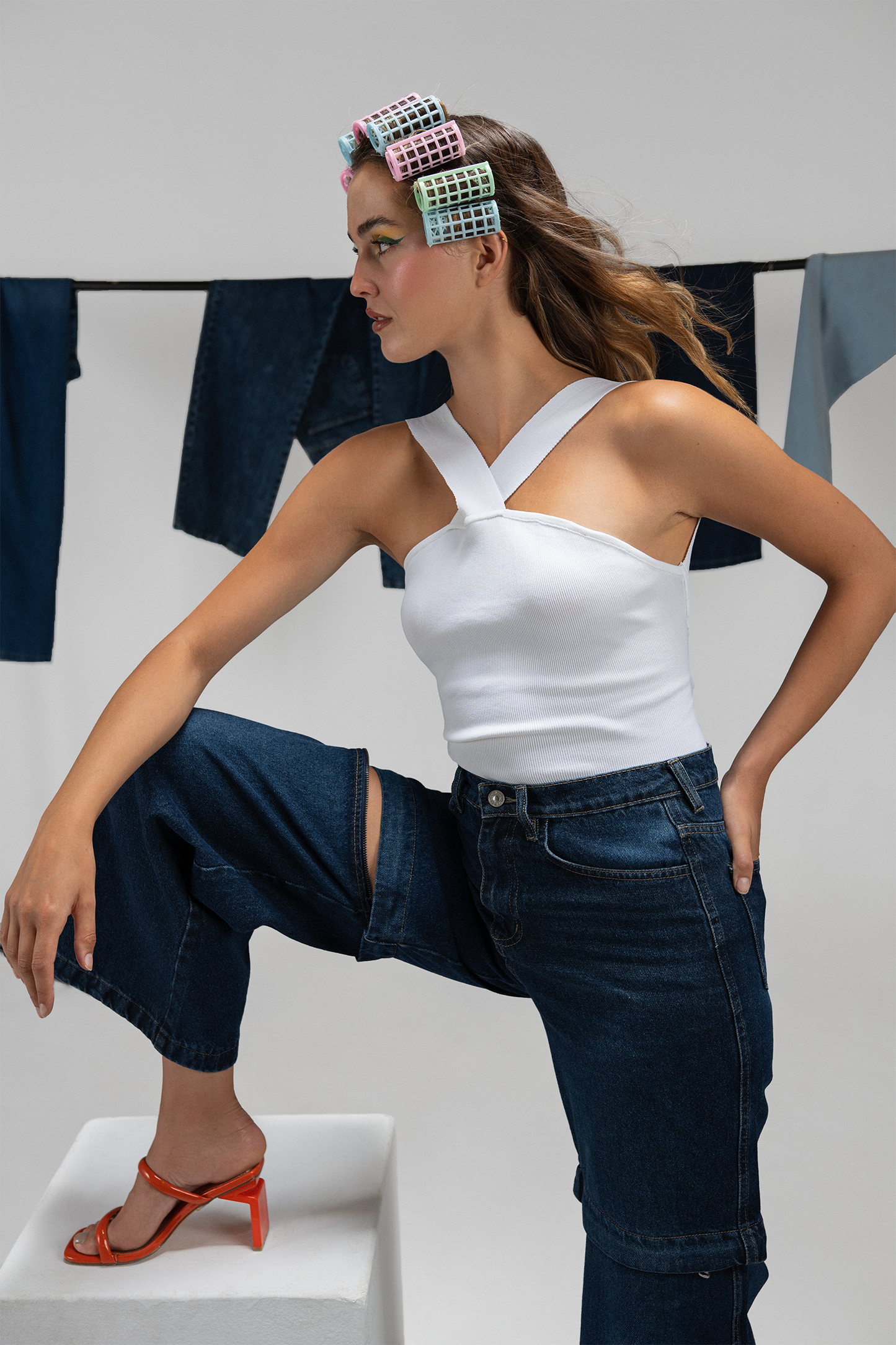 Crisscross Back Crop Top