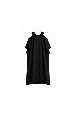 Cold-Shoulder Cutout Abaya