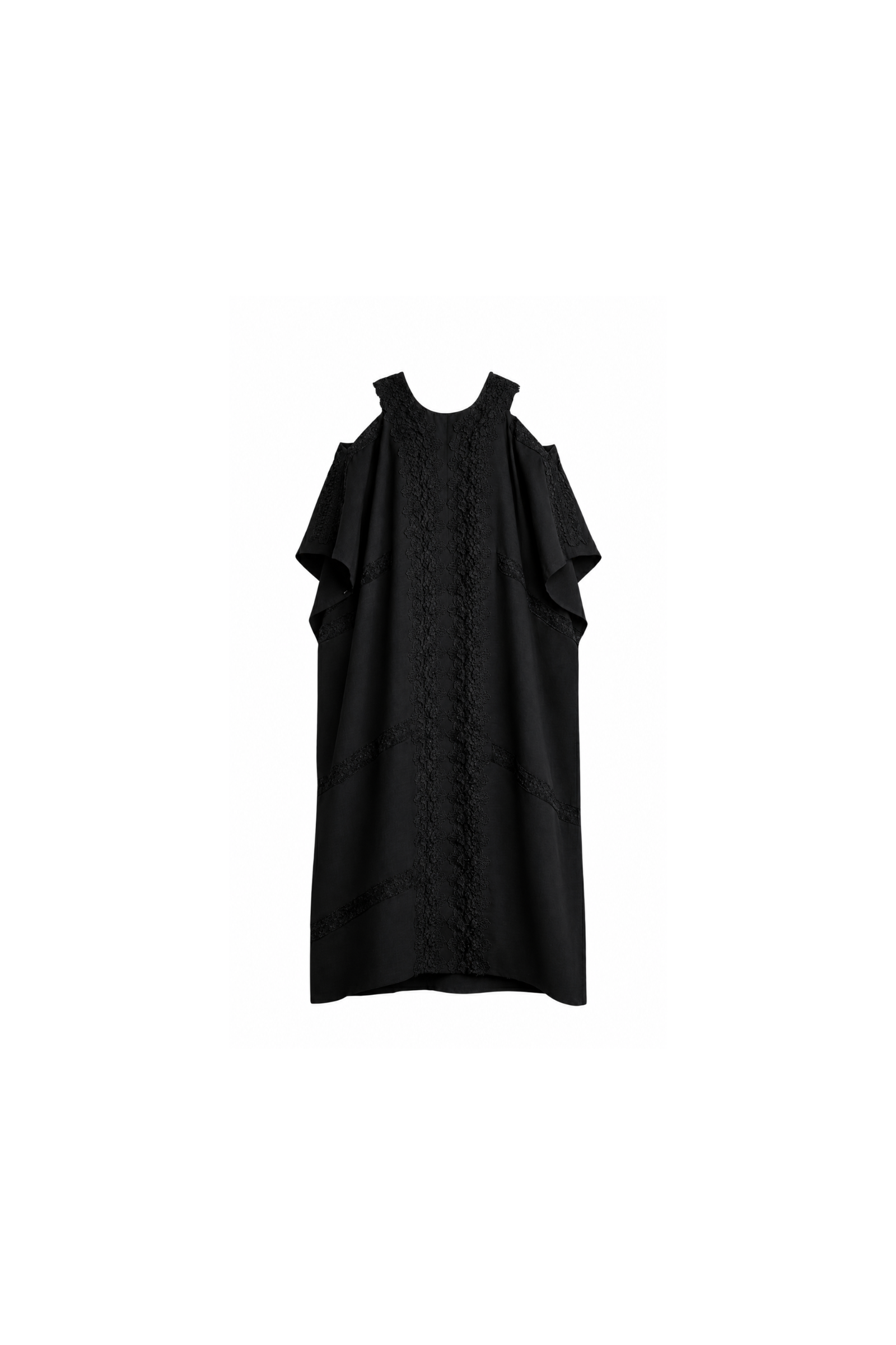 Cold-Shoulder Cutout Abaya