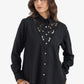 Embroidered Neckline Shirt