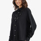 Embroidered Neckline Shirt