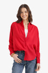 Dropped-Shoulder Relaxed Shirt