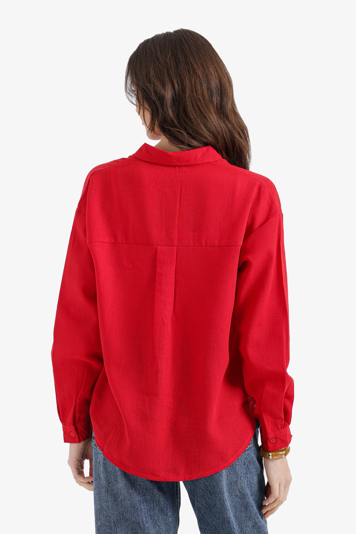 Dropped-Shoulder Relaxed Shirt