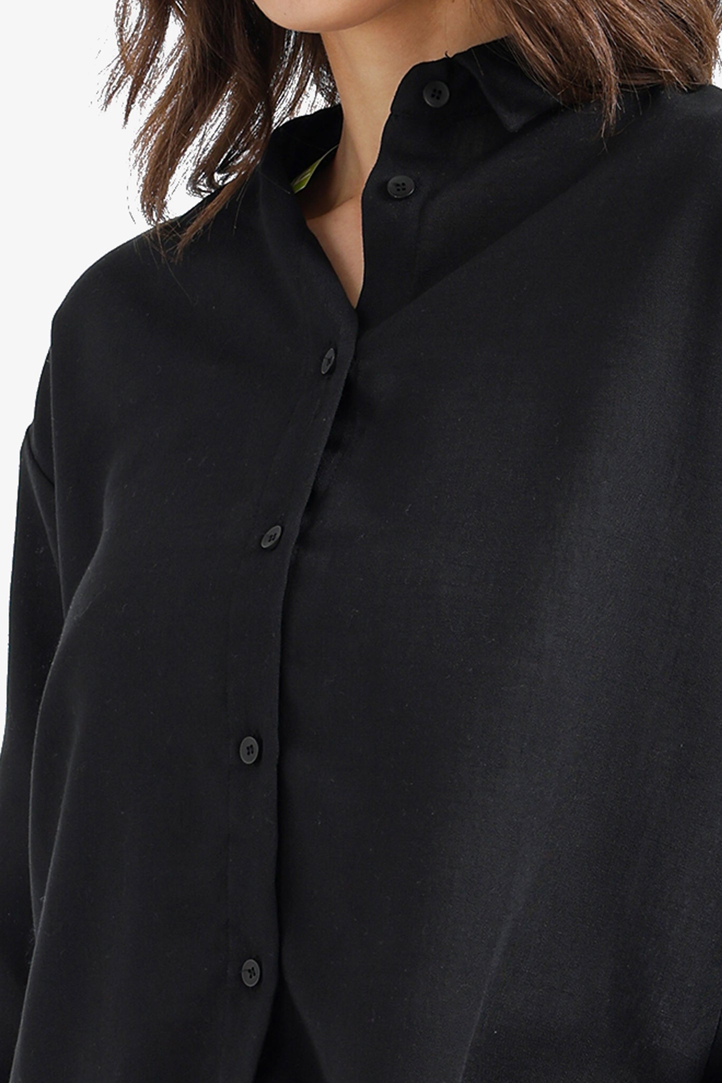 Dropped-Shoulder Relaxed Shirt