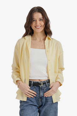 Dropped-Shoulder Relaxed Shirt