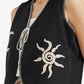 Sun & Moon Embroidered Vest