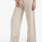 Embroidered Hem Pants