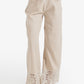 Embroidered Hem Pants