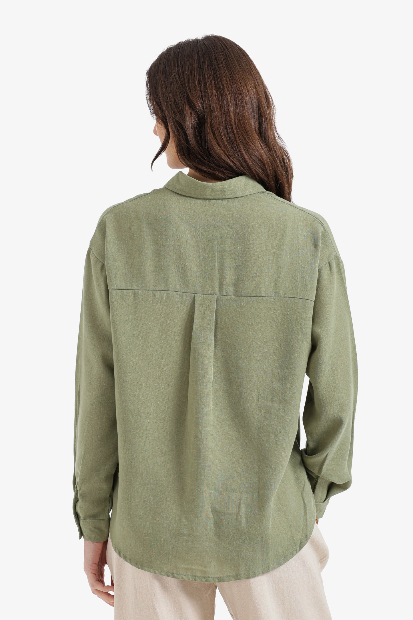 Dropped-Shoulder Relaxed Shirt