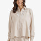 Embroidered Neckline Shirt
