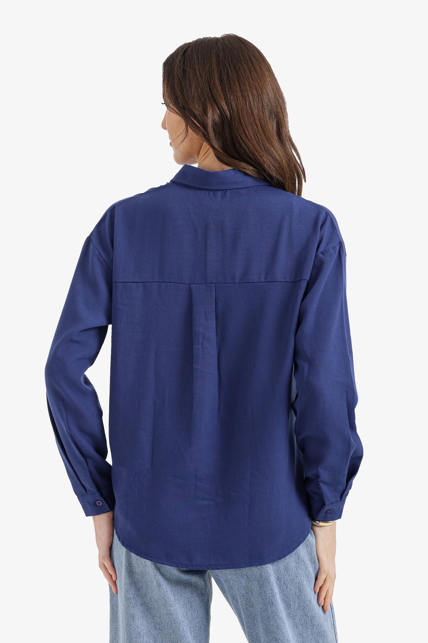 Dropped-Shoulder Relaxed Shirt