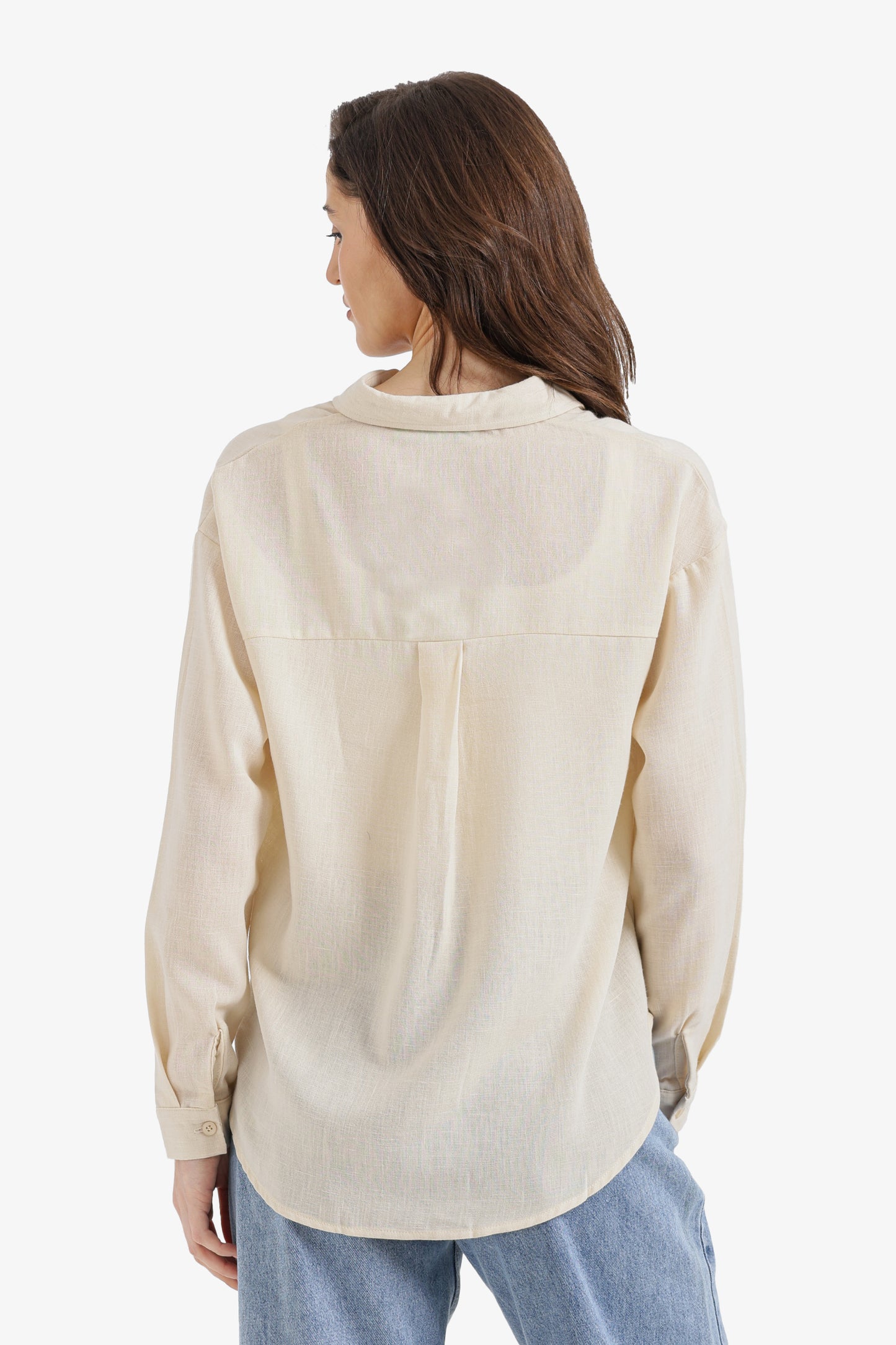 Dropped-Shoulder Relaxed Shirt