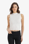 Mock-Neck Crop Top