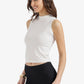 Mock-Neck Crop Top