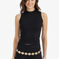 Mock-Neck Crop Top