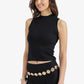 Mock-Neck Crop Top