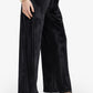 Velvet Flare-Leg Pants