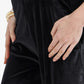 Velvet Flare-Leg Pants